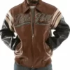Pelle-Pelle-Brown-Studded-Leather-Jacket