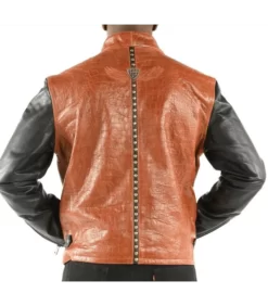 Pelle-Pelle-China-Collar-Biker-Brown-Jacket