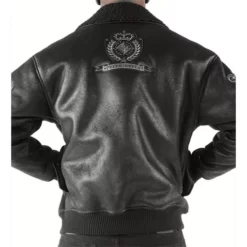 Pelle Pelle Coat Of Arms Black Pure Leather Jacket