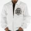 Pelle Pelle Crest Men's White Top Leather Jacket