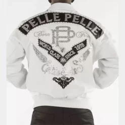 Pelle Pelle Elite Series White Best Quality Leather Jacket