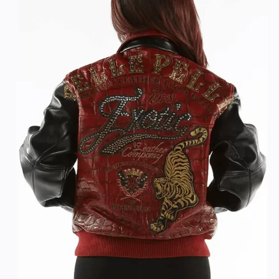 Pelle Pelle Est 1978 Exotic Red Genuine Leather Jacket