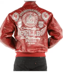 Pelle Pelle Eye On The Prize Red Leather Jacket