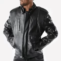 Pelle Pelle Ghost Black Top Leather Jacket