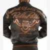 Pelle Pelle Greatest Of All Time Black And Brown Real Leather Jacket