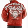 Pelle Pelle Greatest Of All Time Red Top Leather Jacket