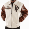 Pelle Pelle Heritage Soda Club Men’s Cream Pure Leather Jacket