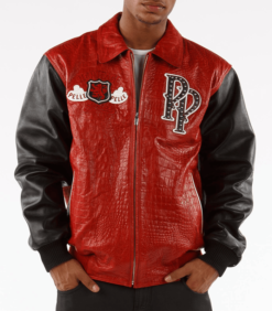 Pelle Pelle Heritage Soda Club Men’s Red Premium Leather Jacket
