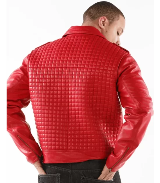 Pelle-Pelle-Houndstooth-Red-Biker-Jacket