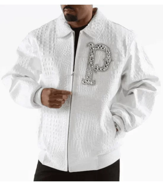Pelle Pelle Immortal Men's White Real Leather Jacket