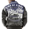 Pelle-Pelle-King-Of-Kings-1978-Legacy-Blue-And-Black-Leather-Jacket