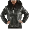 Pelle Pelle Ladies 40th Anniversary Black Genuine Leather Jacket