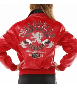 Pelle Pelle Ladies American Rebel Red Leather Jacket