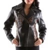 Pelle Pelle Ladies Biker Black Leather Jacket