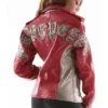 Pelle Pelle Ladies Cabernet Red Real Leather Jacket