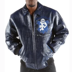 Pelle-Pelle-Limited-Edition-Blue-Leather-Jacket