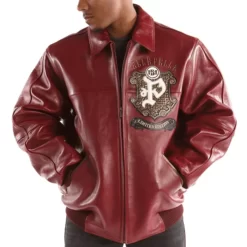 Pelle-Pelle-Limited-Edition-Maroon-Leather-Jacket