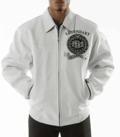 Pelle Pelle Limited Edition Men's White Premium Leather Jacket