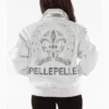 Pelle Pelle Live Like a King White Pure Leather Jacket