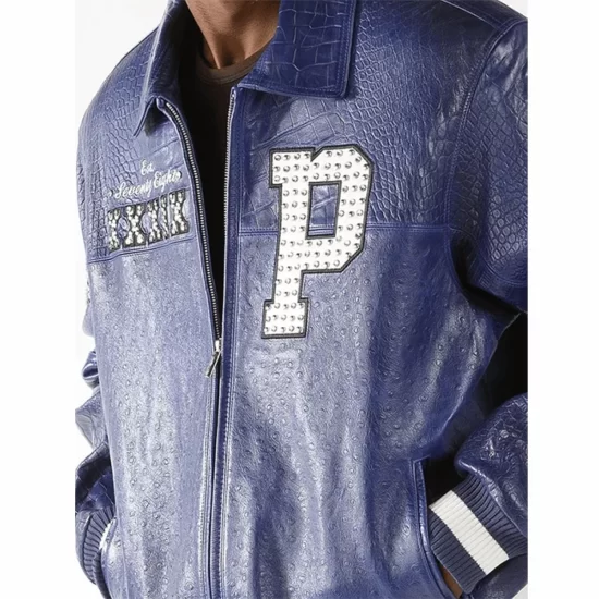 Pelle-Pelle-Mens-1978-Mb-Blue-Genuine-Leather-Jacket