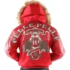 Pelle Pelle Mens 40th Anniversary Red Real Leather Jacket