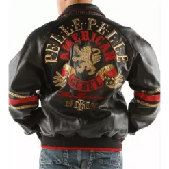 Pelle Pelle Men’s American Rebel Black Best Quality Leather Jacket