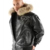 Pelle-Pelle-Mens-Black-Fur-Hood-Leather-Jacket-1