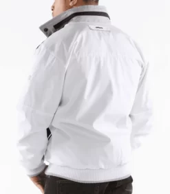 Pelle Pelle Men's White Super Sport Back Leather Jacket