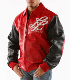 Pelle Pelle Notorious Men's Red Premium Leather Jacket