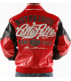 Pelle Pelle Notorious Men's Red Pure Leather Jacket