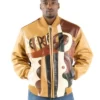 Pelle-Pelle-Picasso-Plush-Yellow-Brown-Leather-Jacket