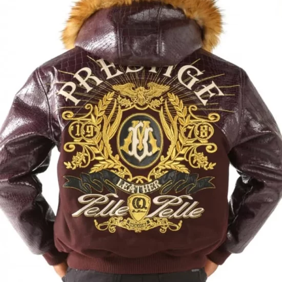 Pelle Pelle Prestige - Maroon Real Leather Jacket