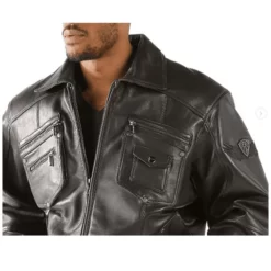 Pelle-Pelle-Real-Leather-Zippered-Jacket