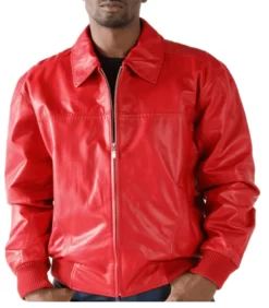 Pelle Pelle Red Grain Premium Leather Jacket