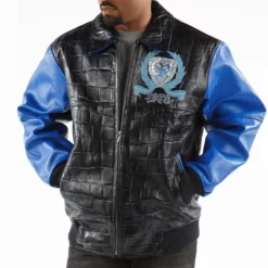 Pelle-Pelle-Reign-Supreme-Blue-Leather-Jacket