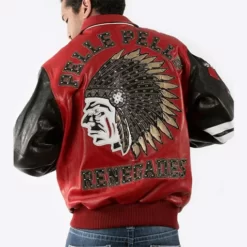 Pelle Pelle Renegades Red and Black Real Leather Jacket