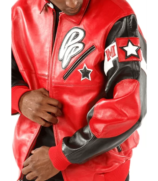 Pelle Pelle Soda Club Men's Red Pure Leather Jacket