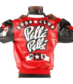 Pelle Pelle Soda Club Men's Red Real Leather Jacket