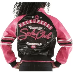 Pelle Pelle Soda Club Pink Genuine Leather Jacket