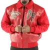 Pelle Pelle Steadfast Resolute Mens Red Pure Leather Jacket