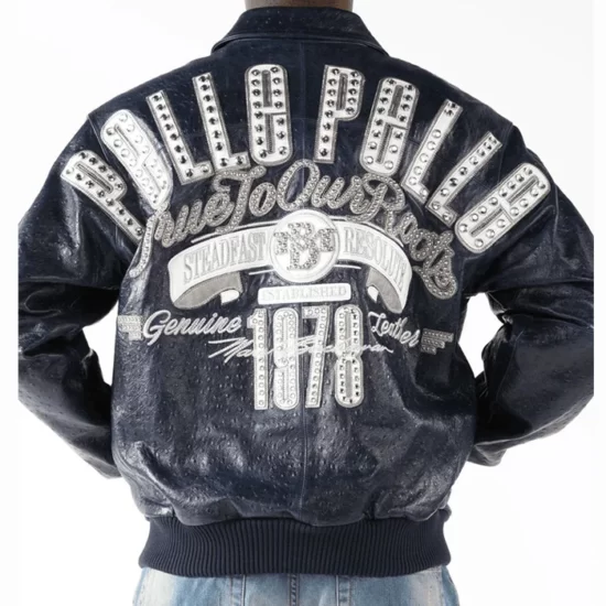 Pelle-Pelle-True-To-Our-Roots-Blue-Leather-Jacket