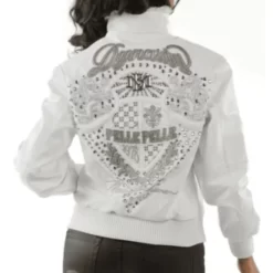 Pelle Pelle Women Dynasty White Leather Jacket