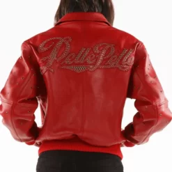 Pelle Pelle Womens Red Real Leather Jacket