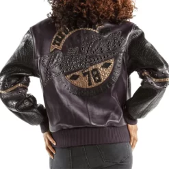 Pelle Pelle Women’s The Original Purple Real Leather Jacket