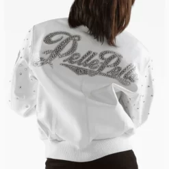 Pelle Pelle Womens White Real Leather Jacket