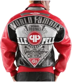 Pelle Pelle World Famous Men's Red Top Leather Jacket