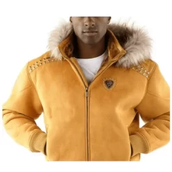 Pelle Pelle Yellow Leather Jacket