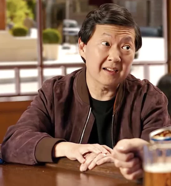 Planters Super Bowl Ken Jeong Brown Bomber Jacket