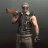 Playerunknown’s Battlegrounds PUBG Biker Shearling Fur Leather Sleeveless Vest Jacket