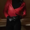 Power Book III Raquel Thomas Red Top Leather Jacket